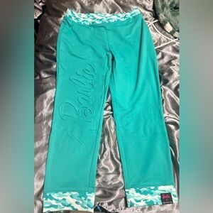 NWT $185 size medium Barbie Teal Leggings